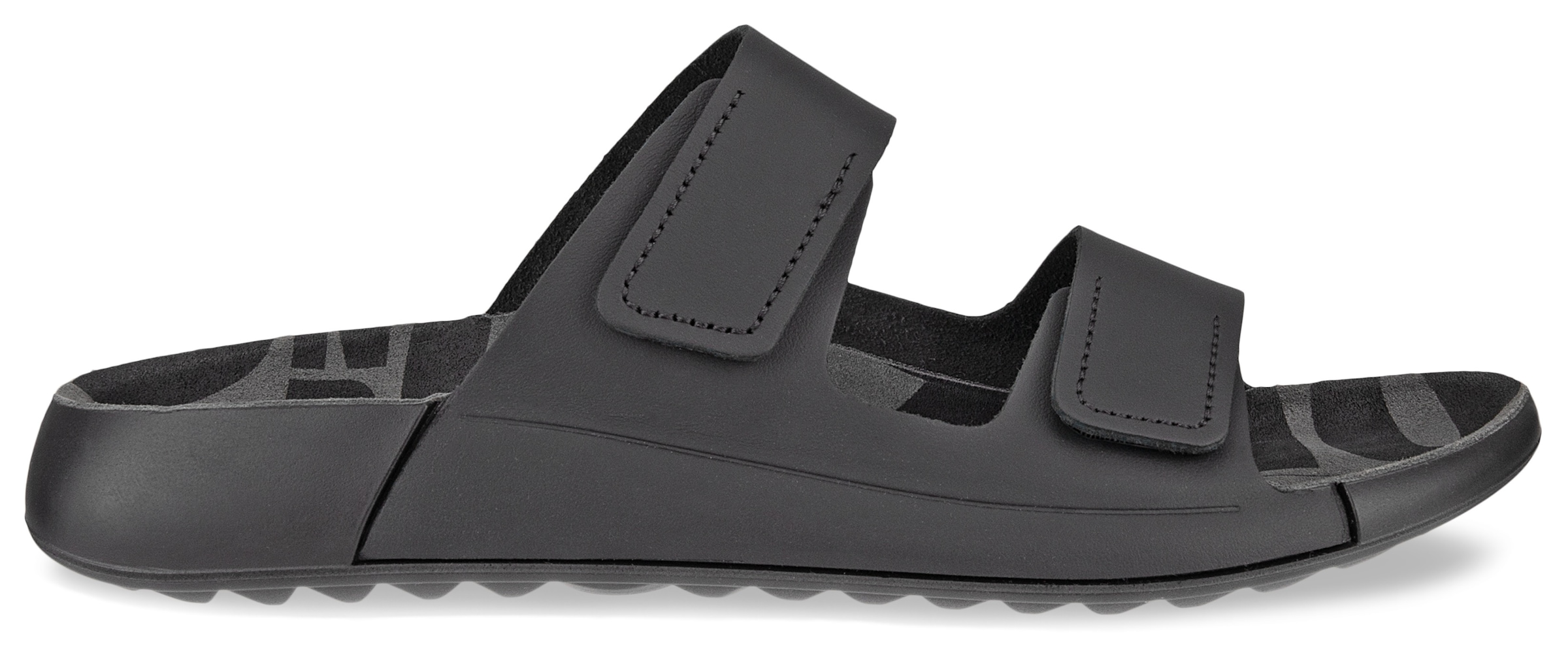 Ecco Pantolette »COZMO W«  , Sommerschuh, Schlappen mit zwei Klettverschlussriemen