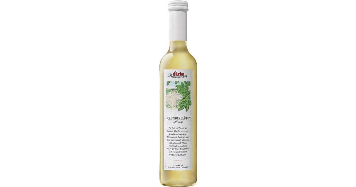 Darbo Sirup Holunderblüte 0,5 Liter (Einweg)