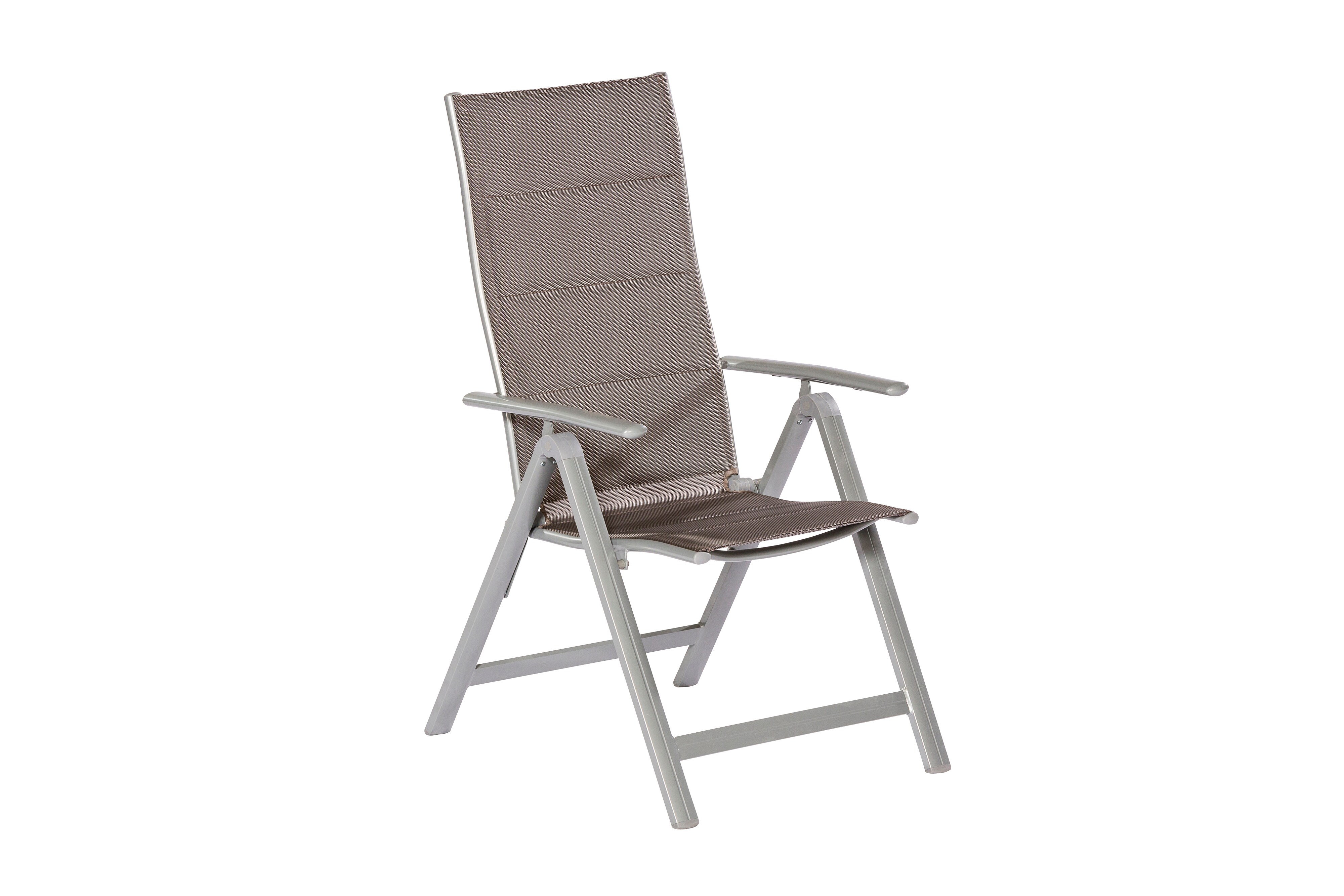 Merxx Taviano Klappsessel 2er Set silber/diamantbraun