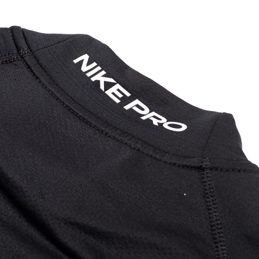 Nike Pro Warm Compression Mock - Noir/Blanc
