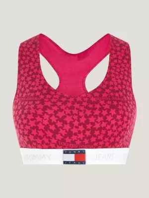 Sutiã Racerback com Estampa do Logo Heritage