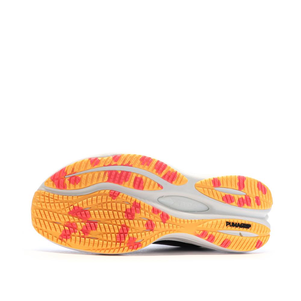 Puma Chaussures de running Noires/Oranges/Roses Homme Puma Velocity