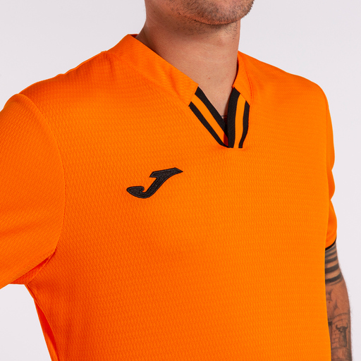 Camiseta Manga Corta Joma Toletum Iv Naranja Negro