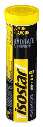 Boisson énergétique Isostar Power Tabs Citron - 10 pastilles