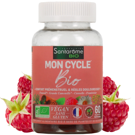 Santarome Gummies Mon Cycle Bio - Plantes pour règles douloureuses