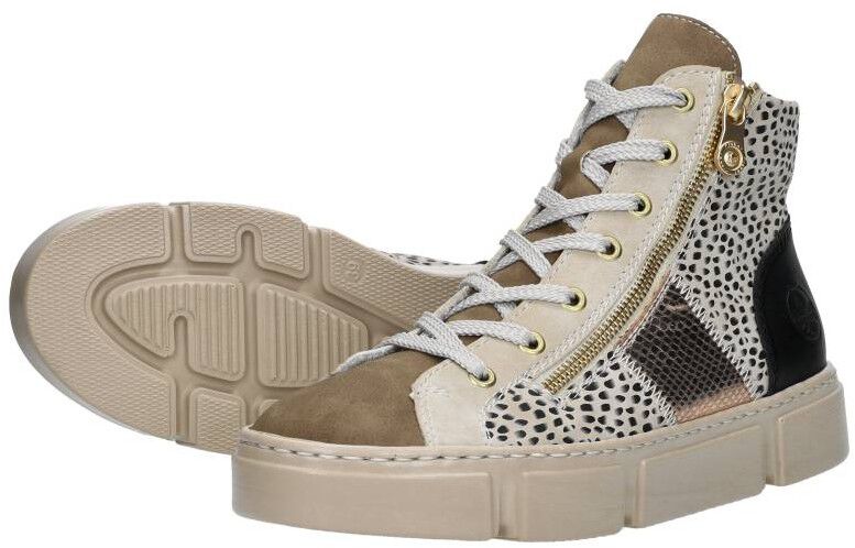 Rieker Veterschoenen Laag beige