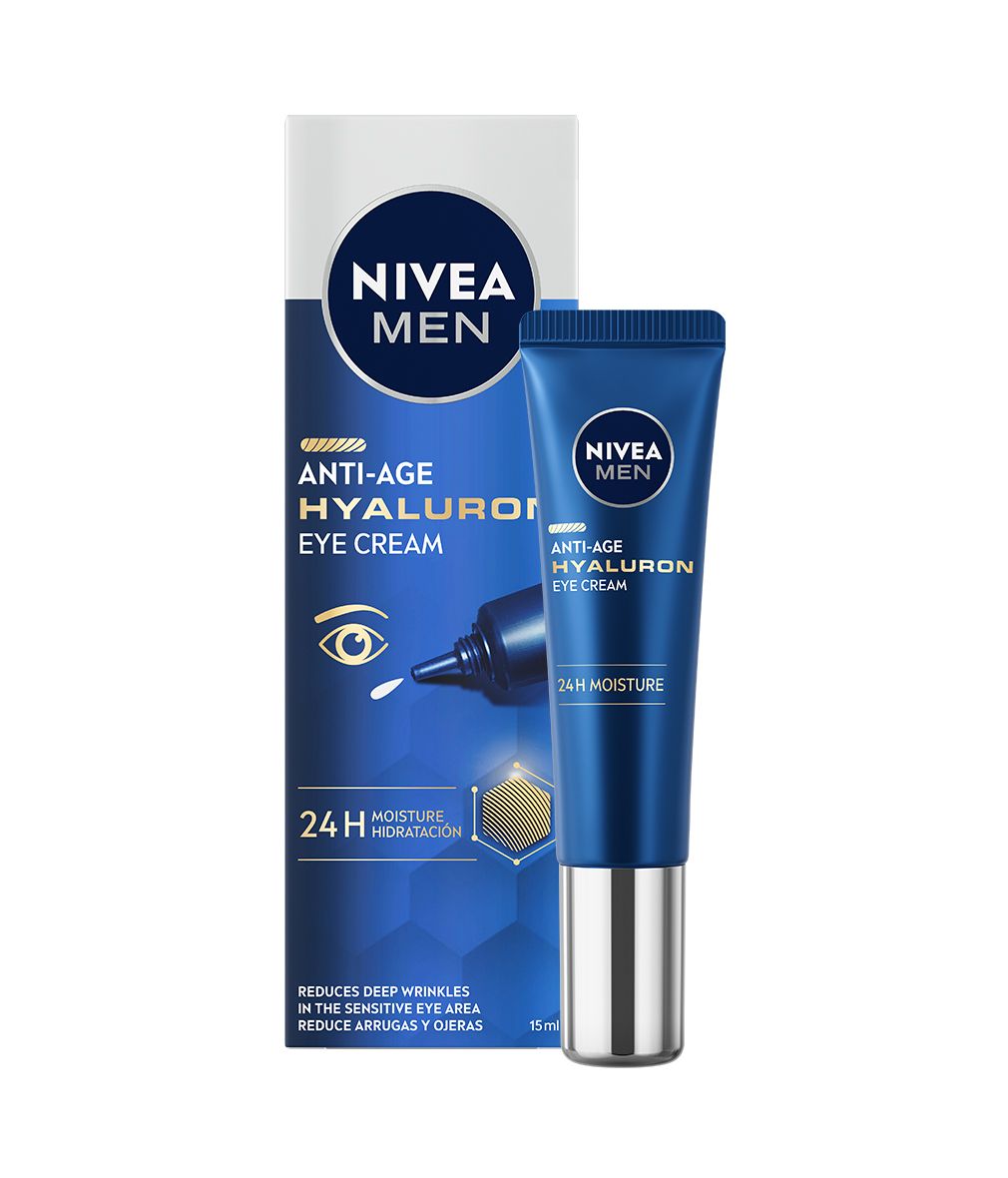 Men Hyaluron Contorno de Ojos Antiedad Contornos de ojos para hombre (ojeras)