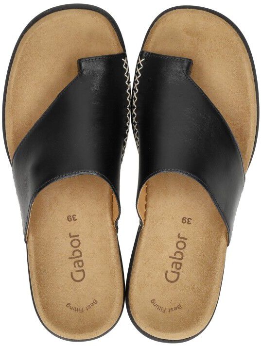 Gabor Dames slippers zwart