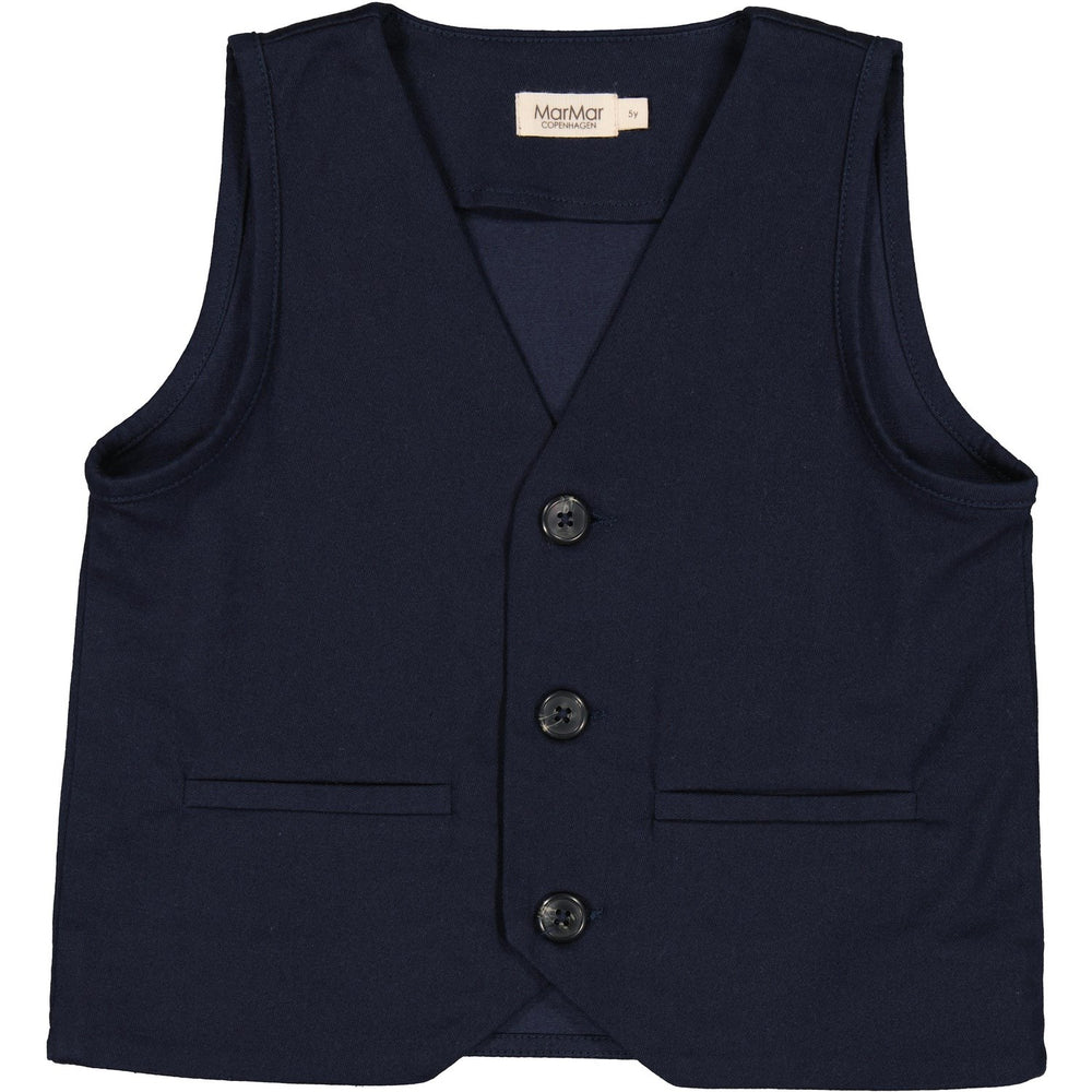 Køb MarMar Chino Twill Outer Space Jason Vest