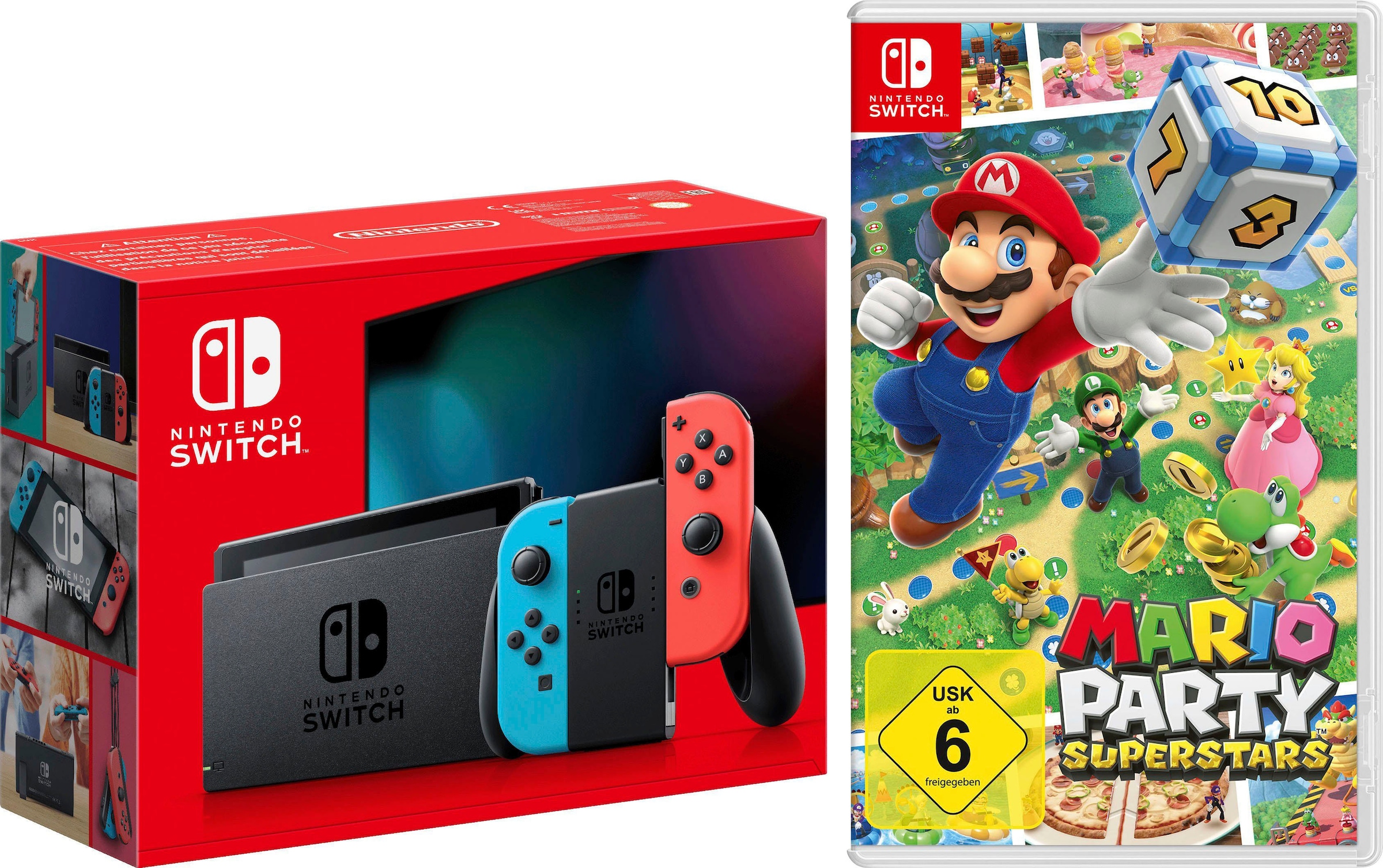 Nintendo Switch Konsolen-Set inkl. Mario Party Superstars
