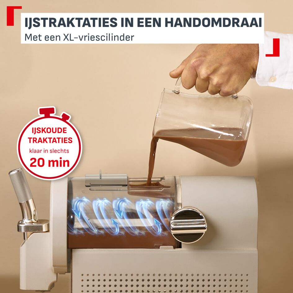 Freezi IG803A IJsmachine voor softijs & andere bevroren lekkernijen