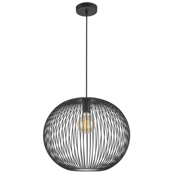 GAMMA hanglamp Nikki zwart Ø44 cm