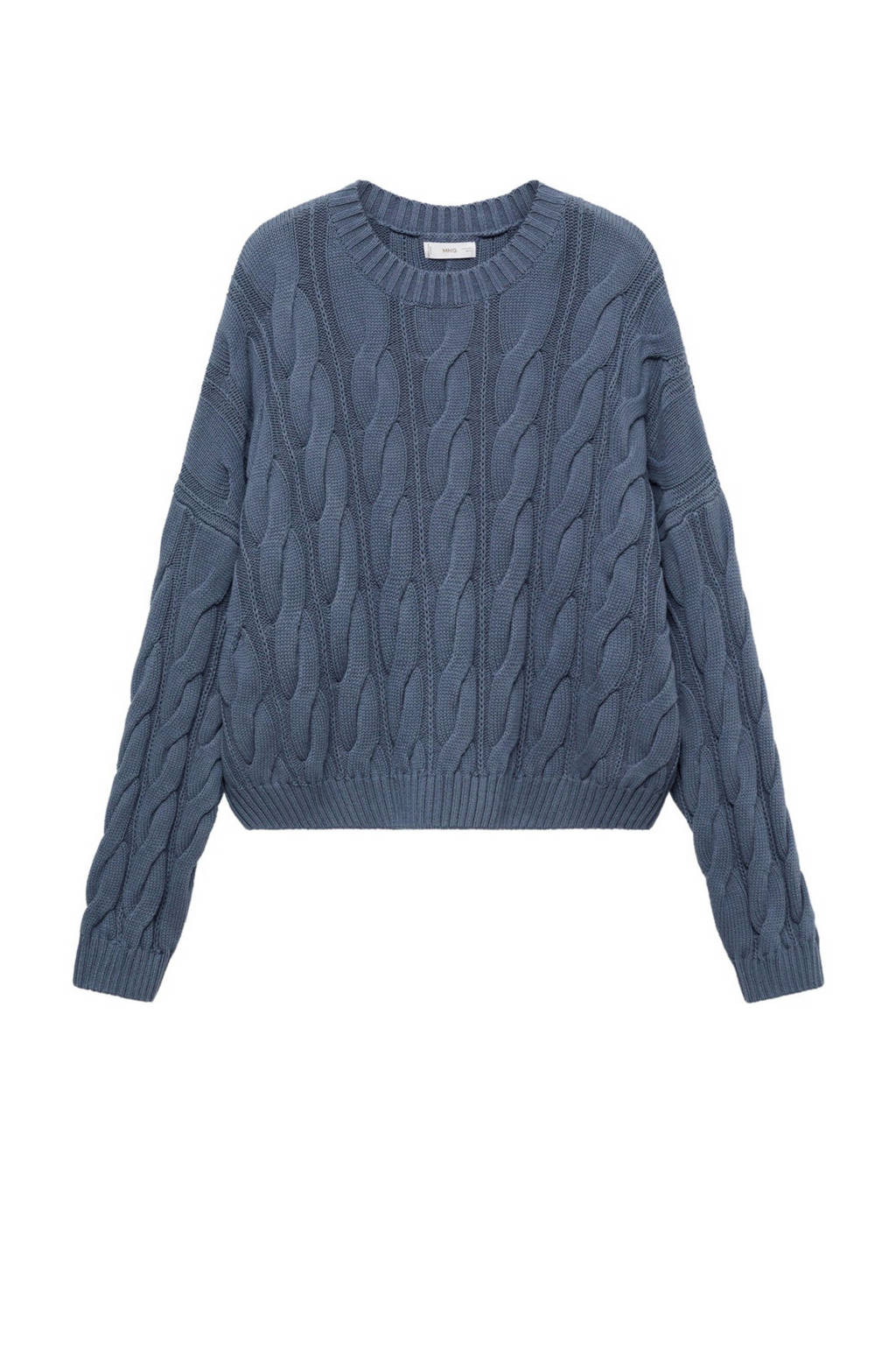 MANGO TEEN gebreide trui blauw
