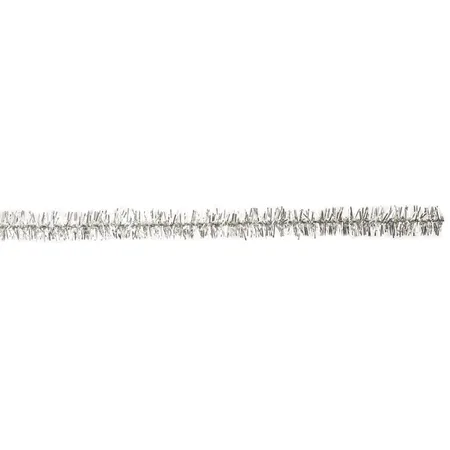 Rayher Hobby Glimmer-Chenilledraht silber, 50cm, 10 Stück