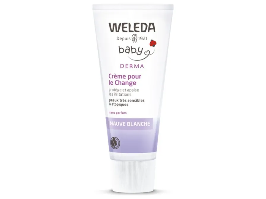 Weleda Baby Derma White Mallow blecreme beroligende creme til babyer 50ml