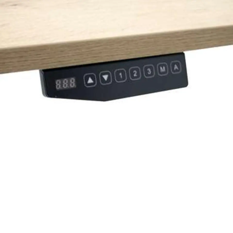 MRC COMFORT elektrisch zit sta bureau - 160x80 - bruin eiken