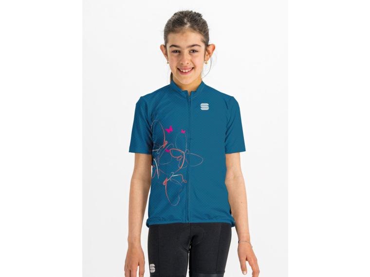 Sportful Checkmate Girl Kinder Fietsshirt