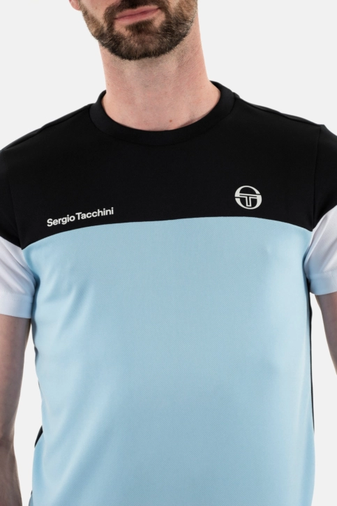 Tee shirt sergio tacchini prave 578-blk/bbe