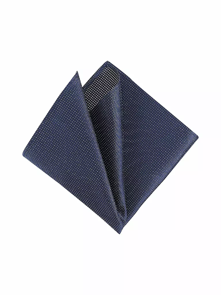 SEIDENFALTER Stecktuch blau