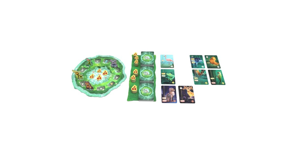 AsmodeeLiving Forest Bordspel  (Nederlands, Frans, 2 - 4 spelers, 40 minuten, Vanaf 8 jaar)