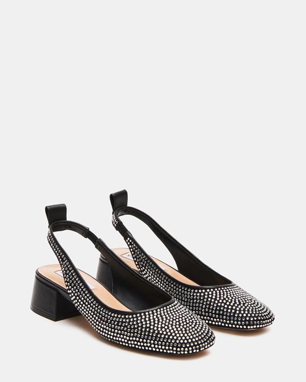 Steve Madden Smitten Rhinestone [SM11003213] zwart [03007-998]