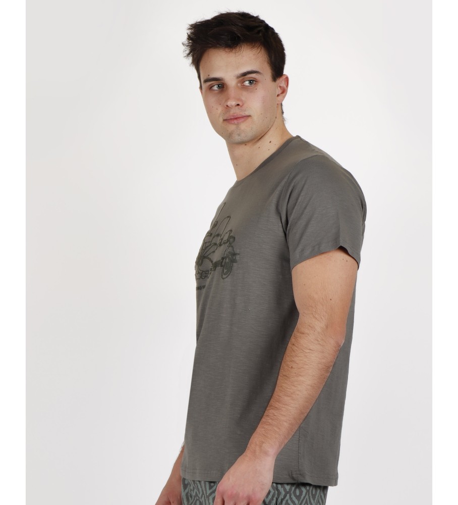 Camiseta Antonio Miro Gray Sidecar