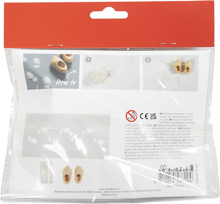 Creativ Company Mini DIY Kit Nissens Dør, Fodspor
