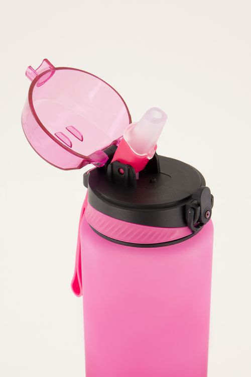 Roze en paarse waterfles