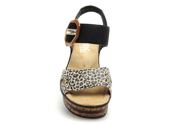 Rieker nu pieds talons femme 68176 noir
