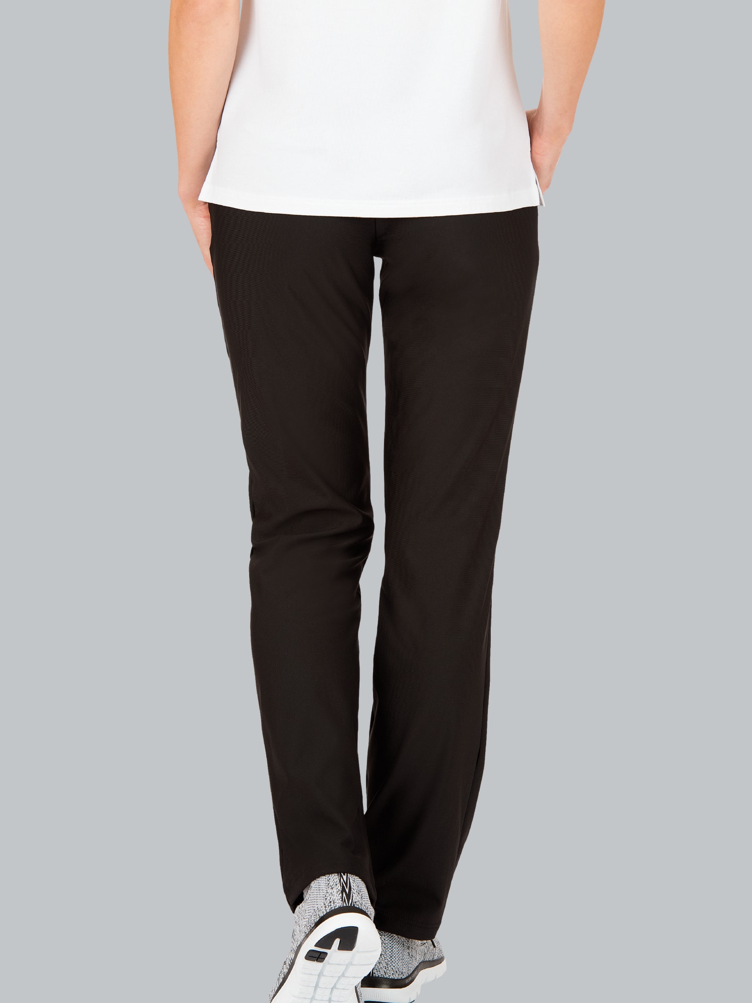 Sporthose innen angeraut Schwarz