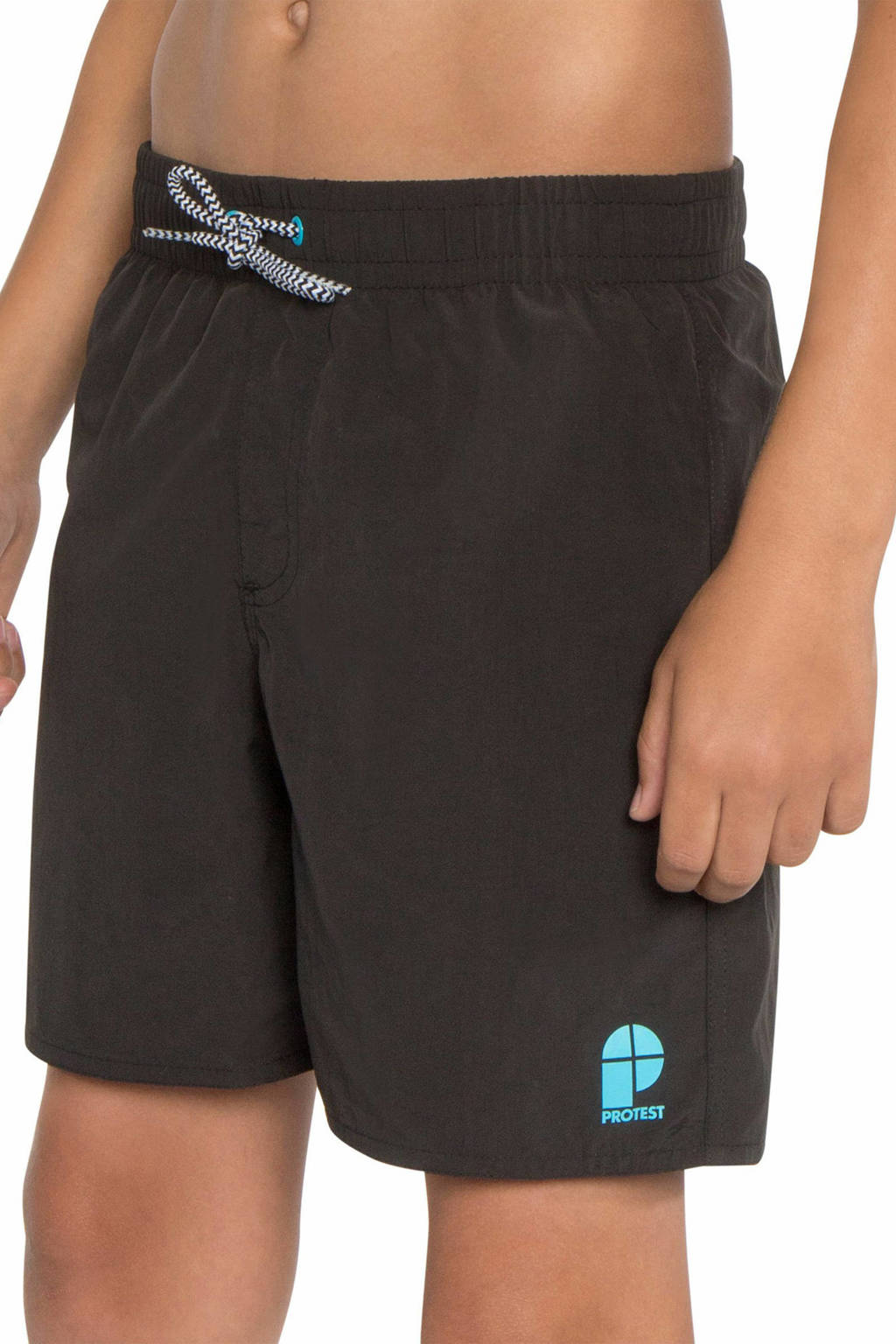Goede pasvormzwemshort CULTURE JR zwart