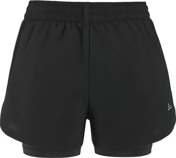 Craft Women's Adv Essence 2-In-1 Shorts 2 Black