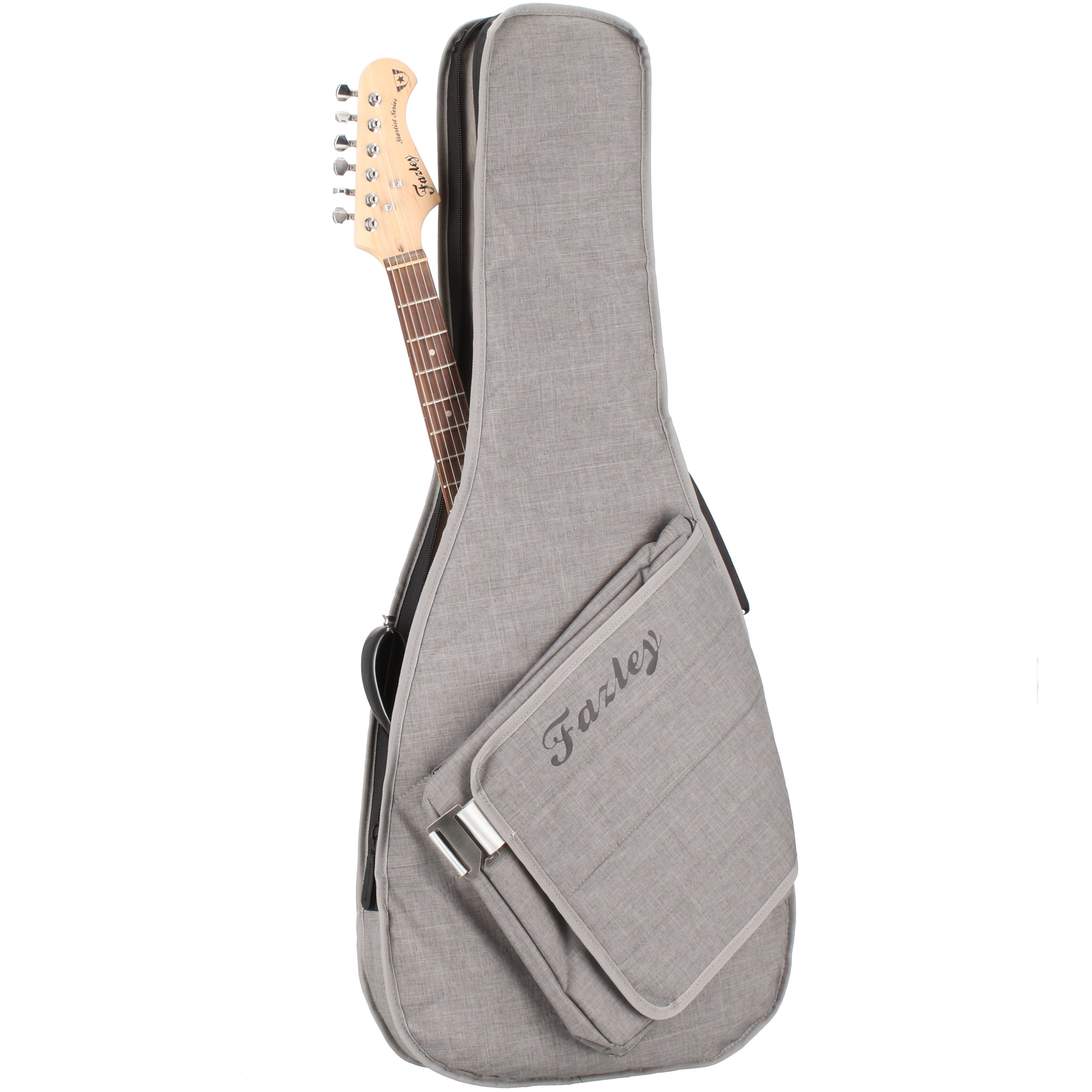 Fazley Carrier P4EG Pro gigbag voor elektrische gitaar grijs