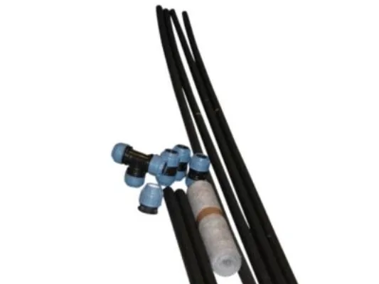 Tryksivestreng 40mm. 1x15m PE - med spændfittings. Watercare