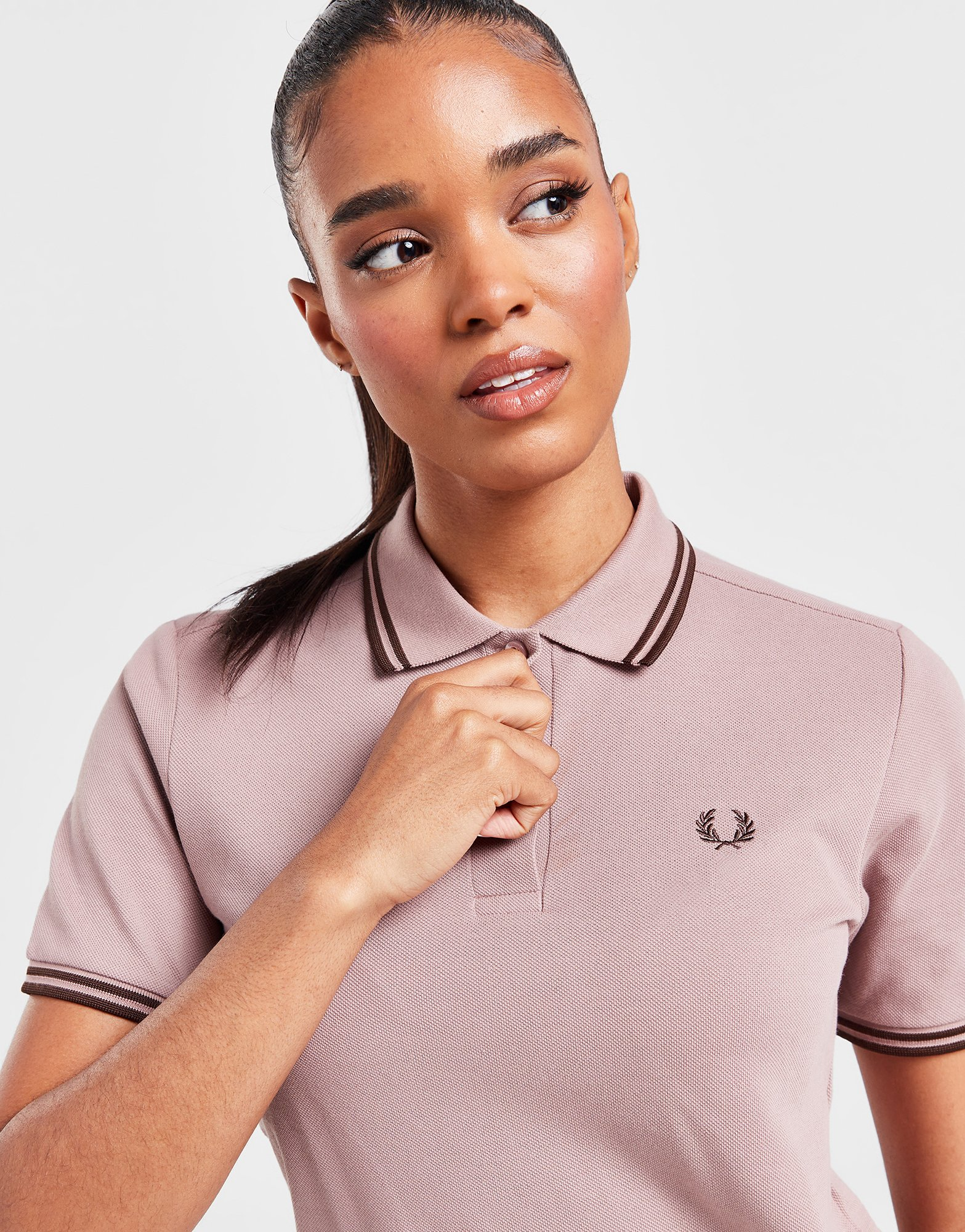 Fred Perry Polo Double Liseré Femme