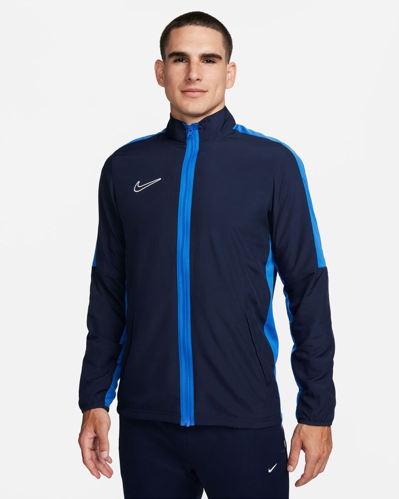Veste de survêtement Woven Nike Academy 23 Bleu Marine & Bleu Royal pour homme