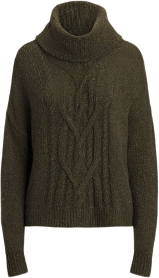 Lauren Ralph Lauren CROFTER ECO-LS SWEATER Botanic green donegal