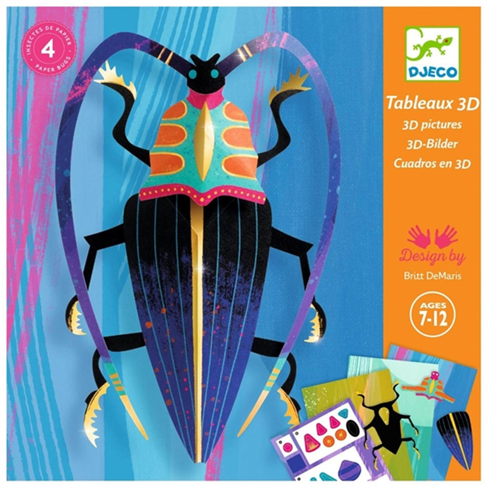 Køb Djeco Kreativ Papir - Byg Insekter