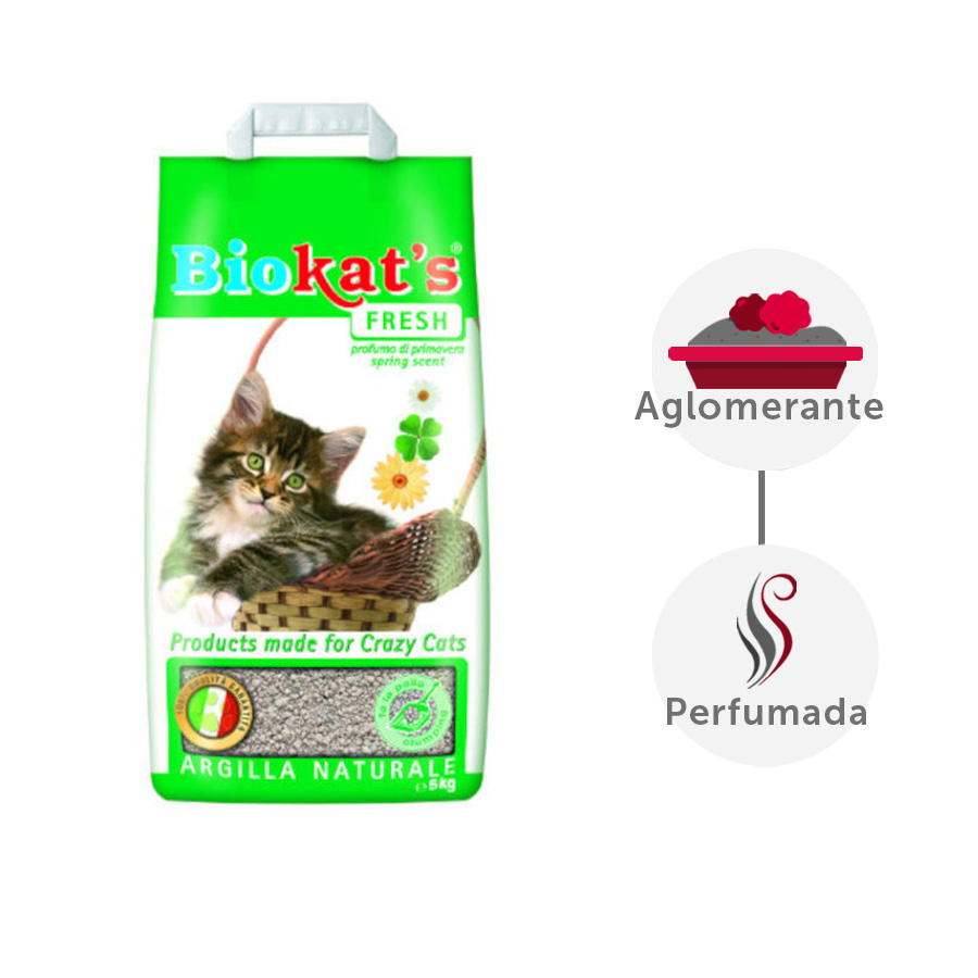 Aglomerante de Arena Fresca de GimCat Biokat