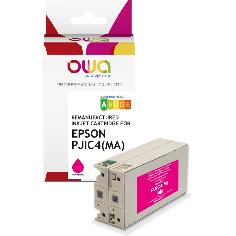 Cartouche d'encre remanufacturée OWA - standard - Magenta - pour EPSON C13S020450