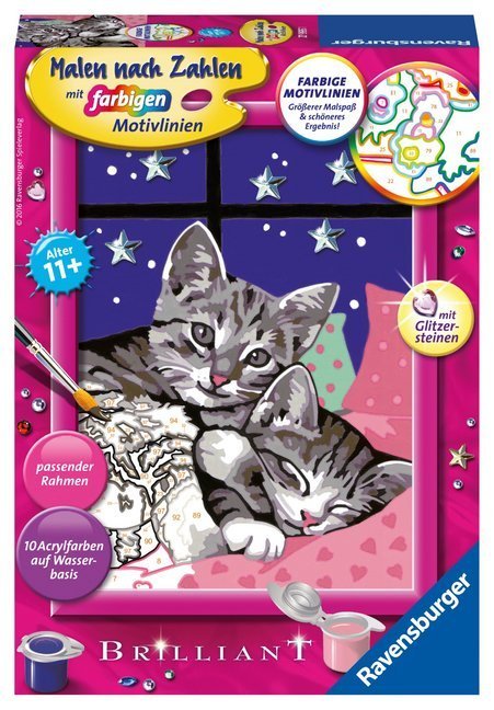 Malen nach Zahlen: Sonderserie E – Brilliant Schlafende Katzen