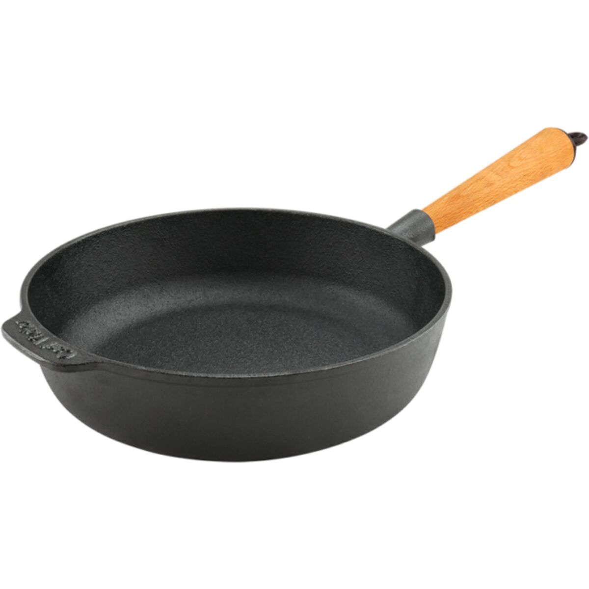 Støpejerns traktorpanne 25 cm, bøk