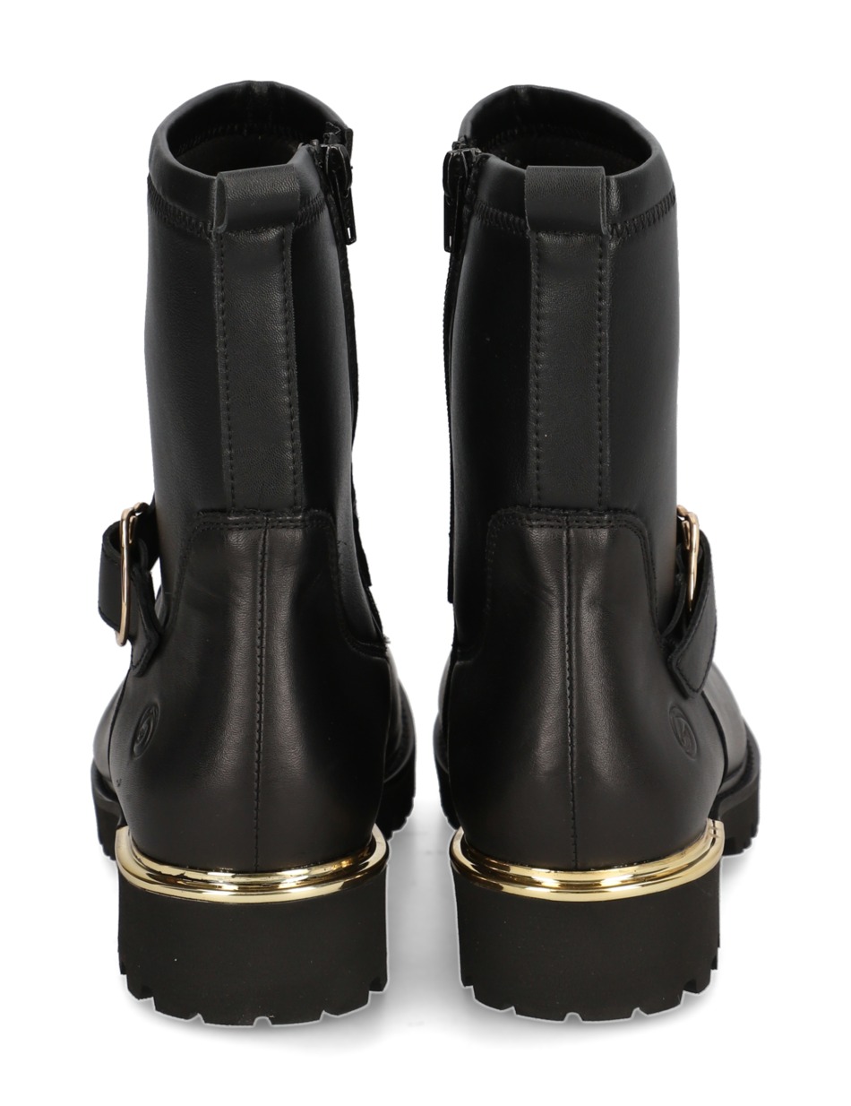 Lederkombination Stiefelette