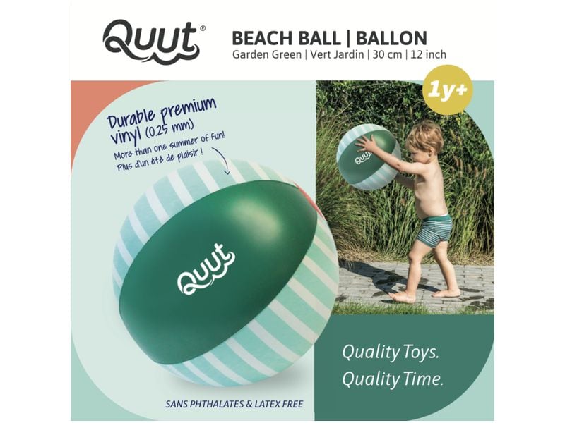 Quut Beach Ball – Garden Green Aufblasbarer Strandball