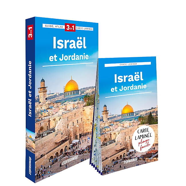 EXPRESSMAP - ISRAEL ET JORDANIE GUIDE 3 EN 1
