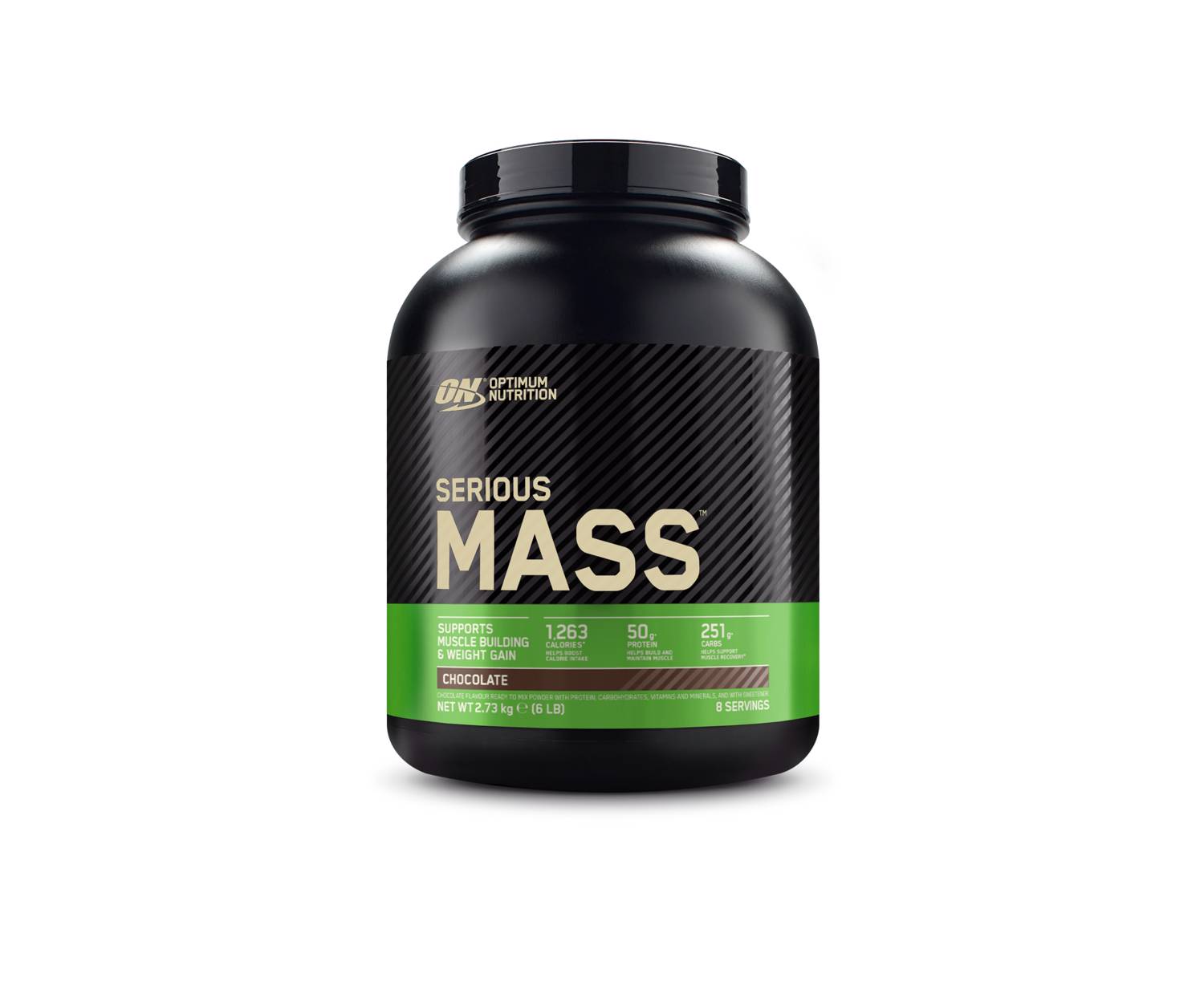 OPTIMUM Serious Mass<br>2730 g, Dose, Chocolate 6lb
