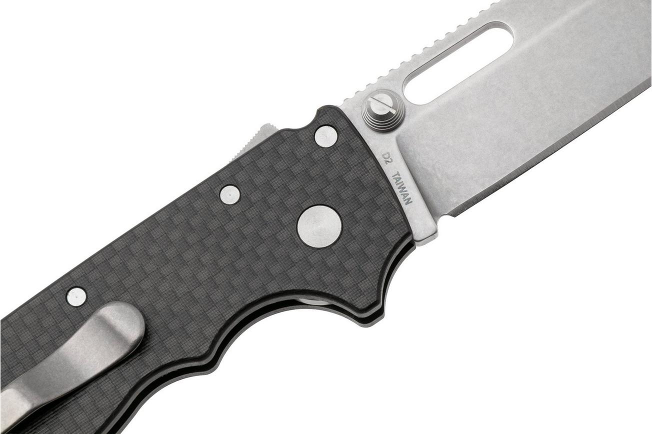 Demko AD20.5 Shark-Lock, Stonewashed D2 Shark Foot, 205-D2-CFSF, Carbon Fiber zakmes