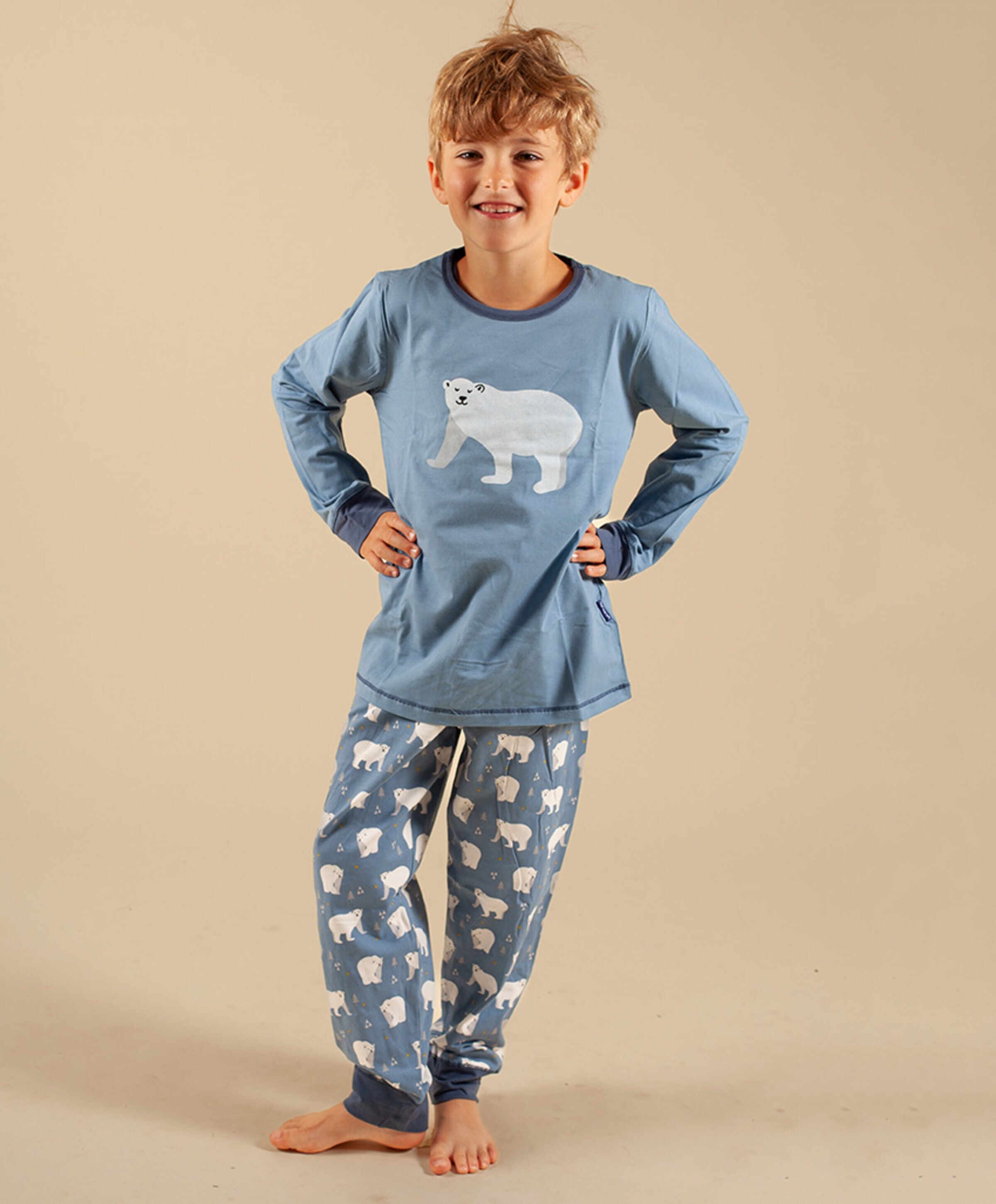 Claesens Jongens pyjamaset blauw