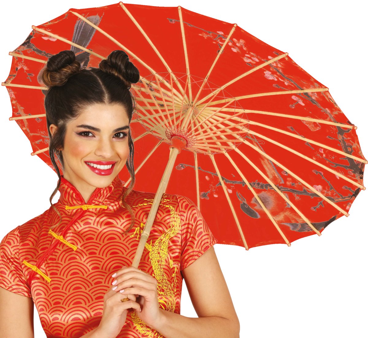 Japanse Paraplu Rood 82cm