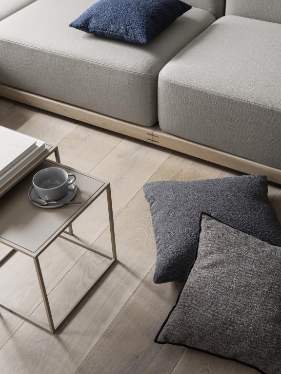 Blomus Boucle kussenhoes 40x40 moonbeam